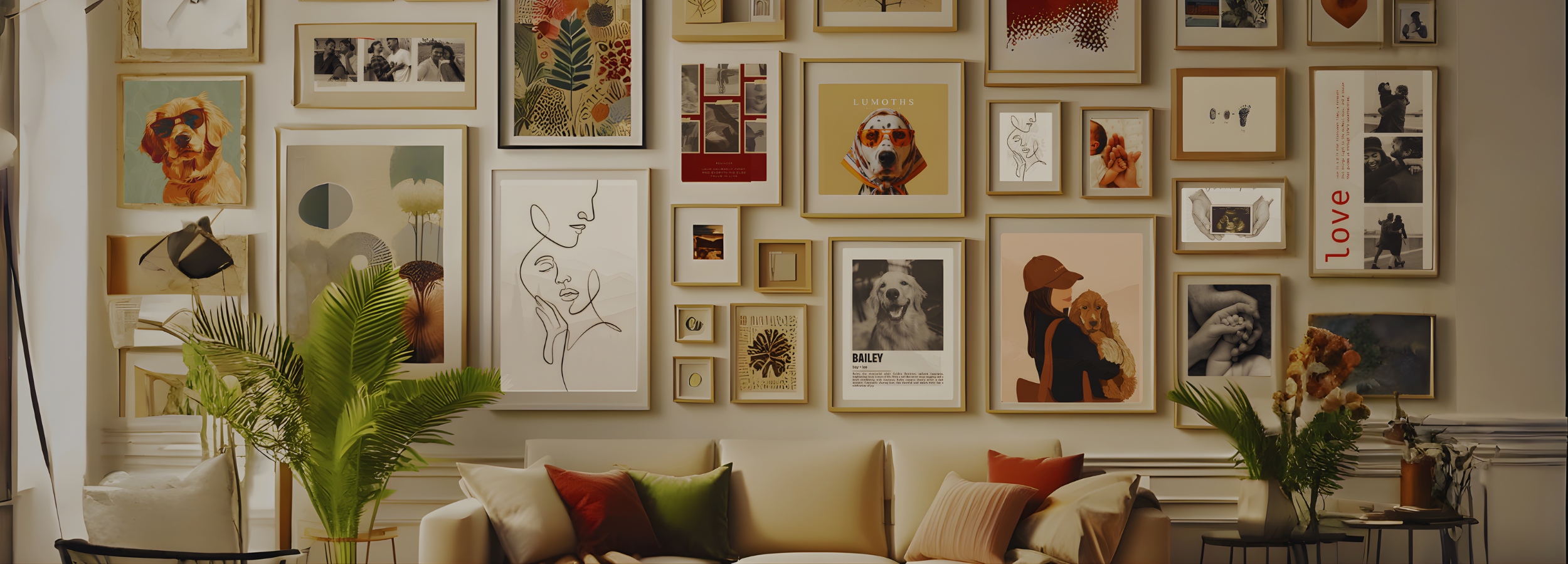 Custom framing banner